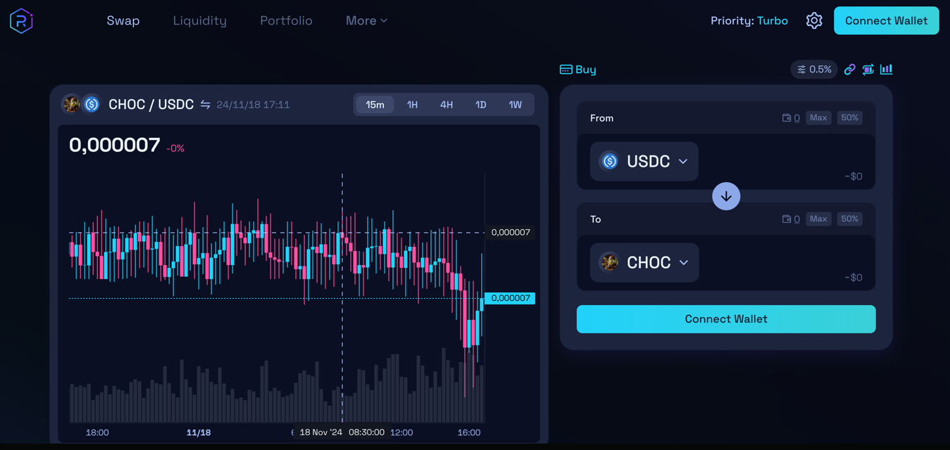 Raydium Swap Screenshot